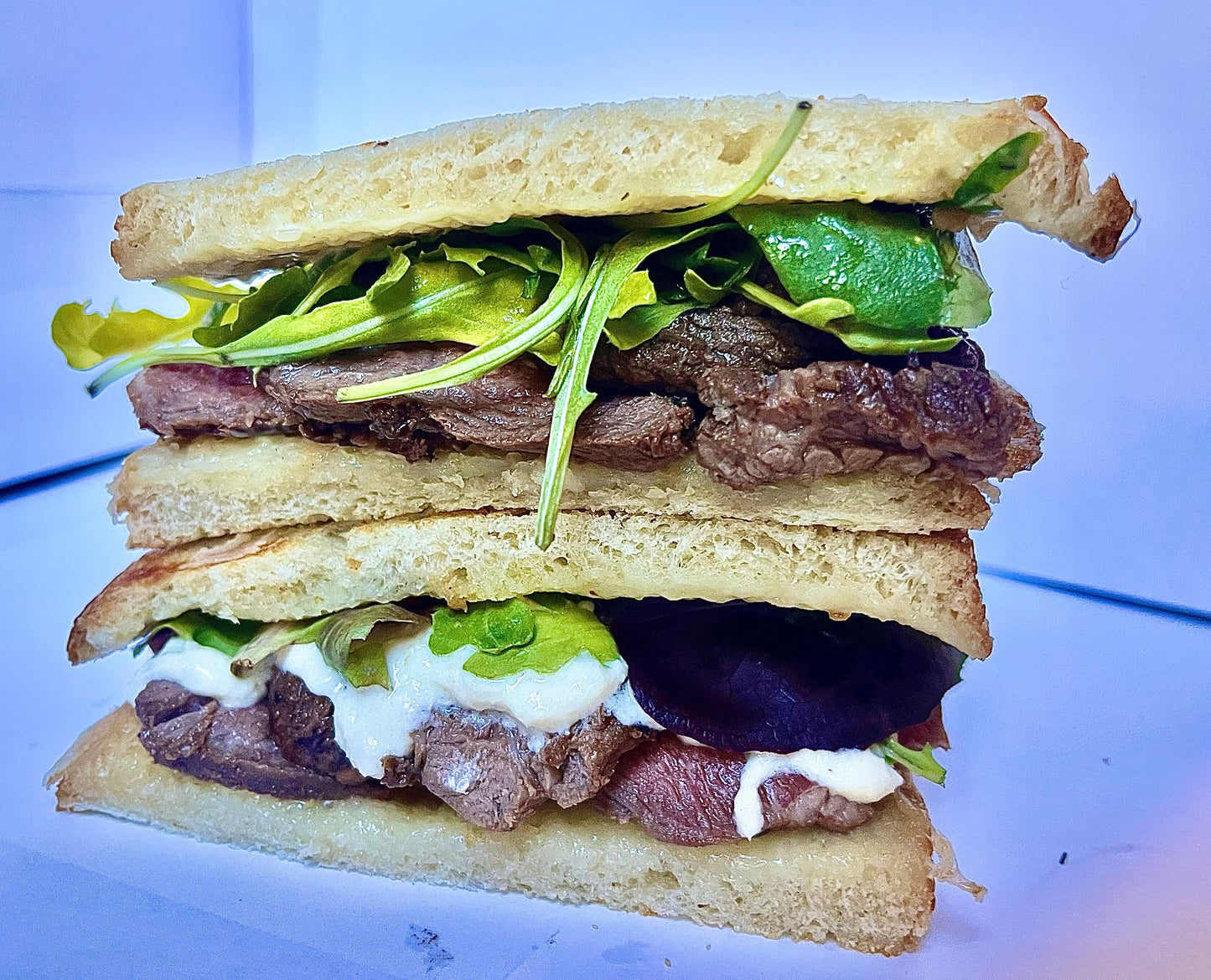 Balsamic Rosemary Steak with Horseradish Aioli