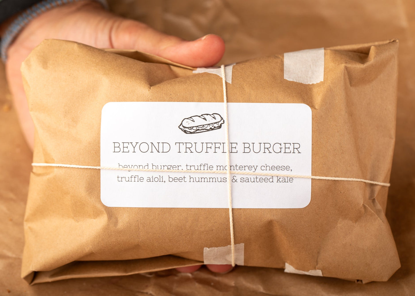 Vegetarian Beyond Truffle Burger
