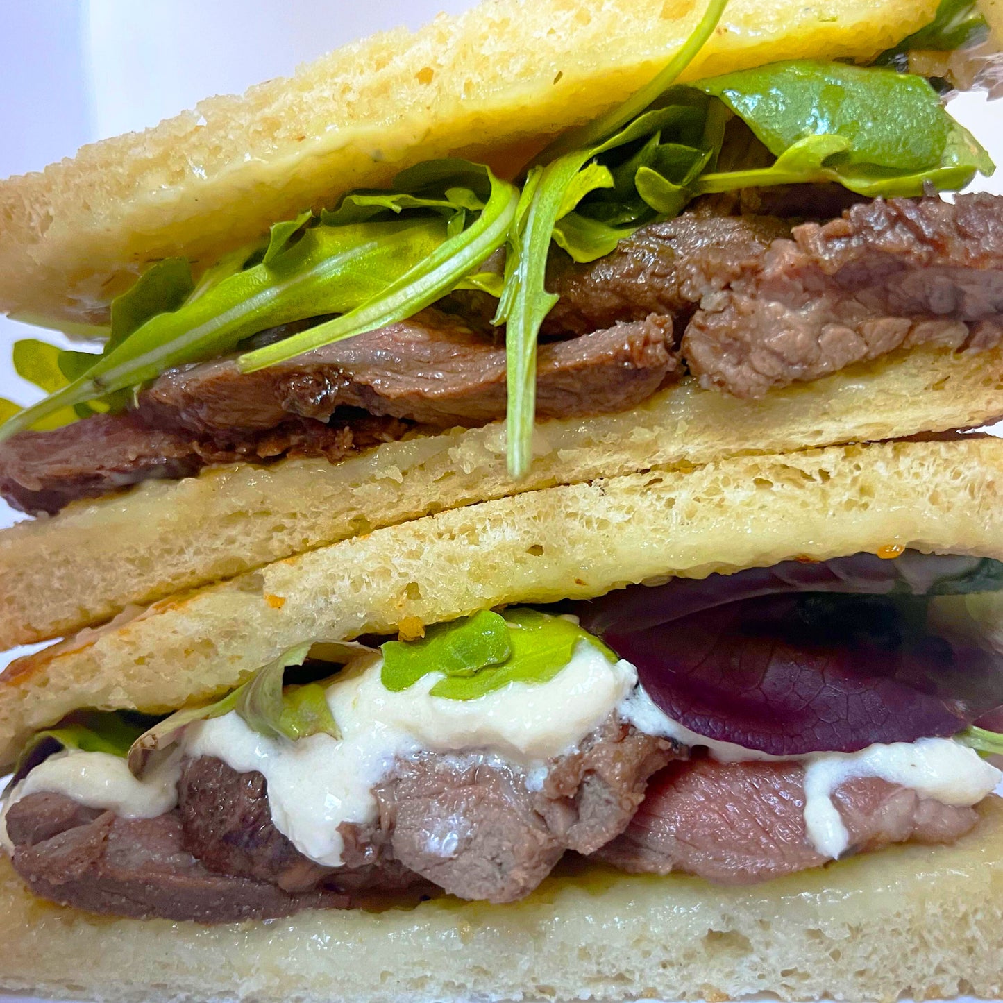 Balsamic Rosemary Steak with Horseradish Aioli