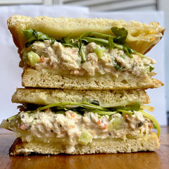 Olive Caper Tuna Melt Panini