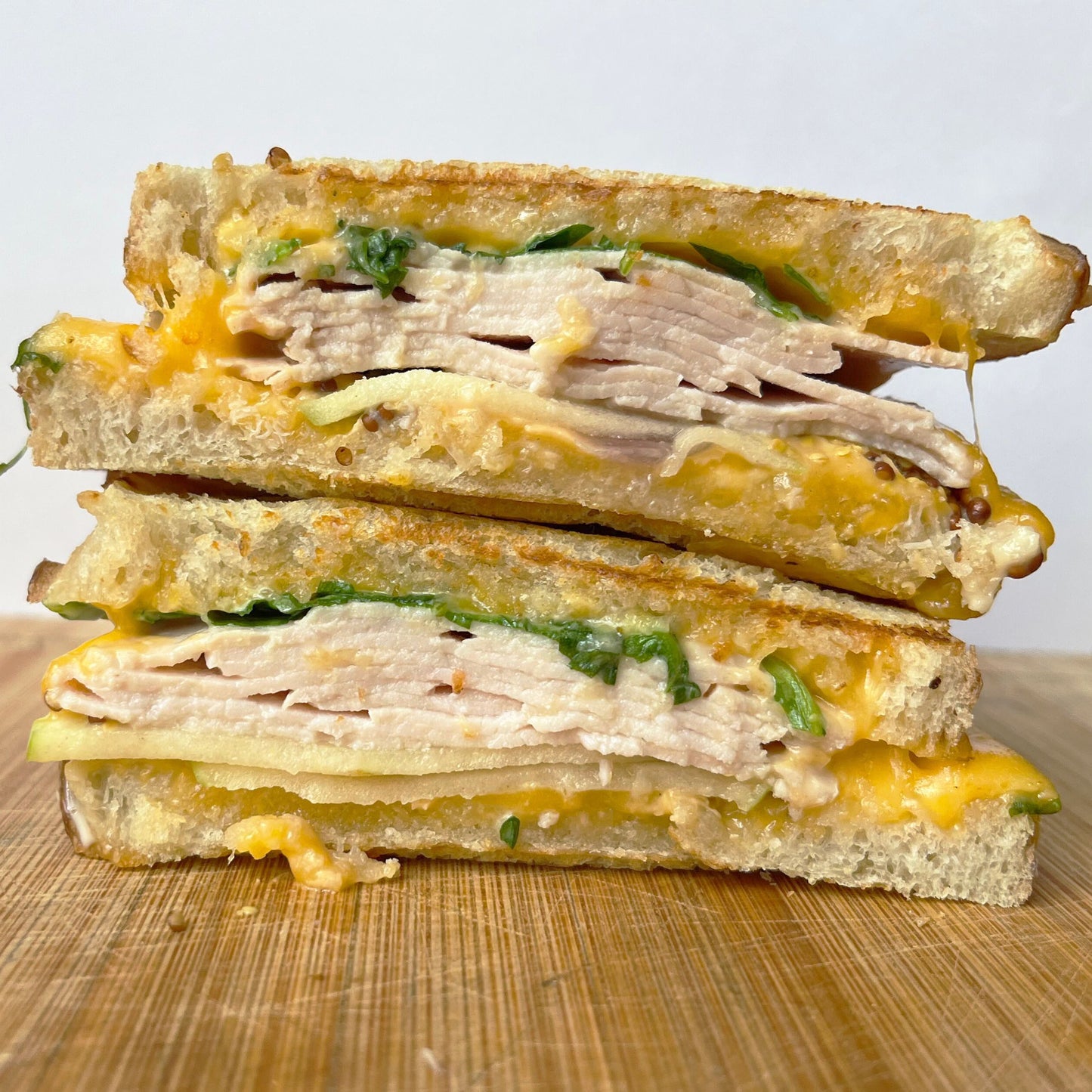 Fresh Sliced Turkey and Cheddar with Granny Smith Apple