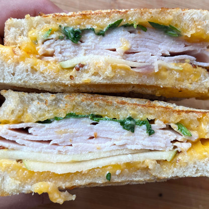 Fresh Sliced Turkey and Cheddar with Granny Smith Apple