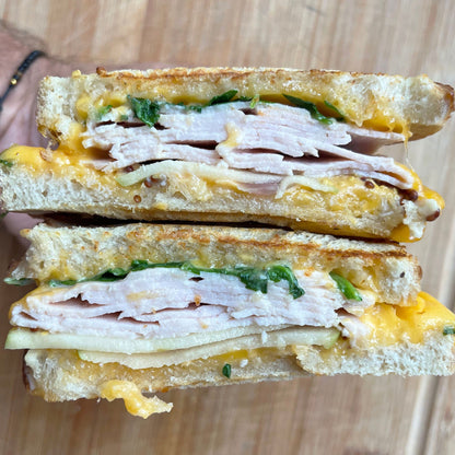 Fresh Sliced Turkey and Cheddar with Granny Smith Apple